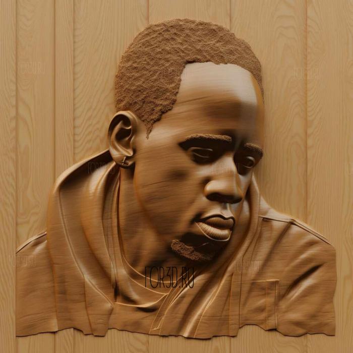 P Diddy 3 stl model for CNC